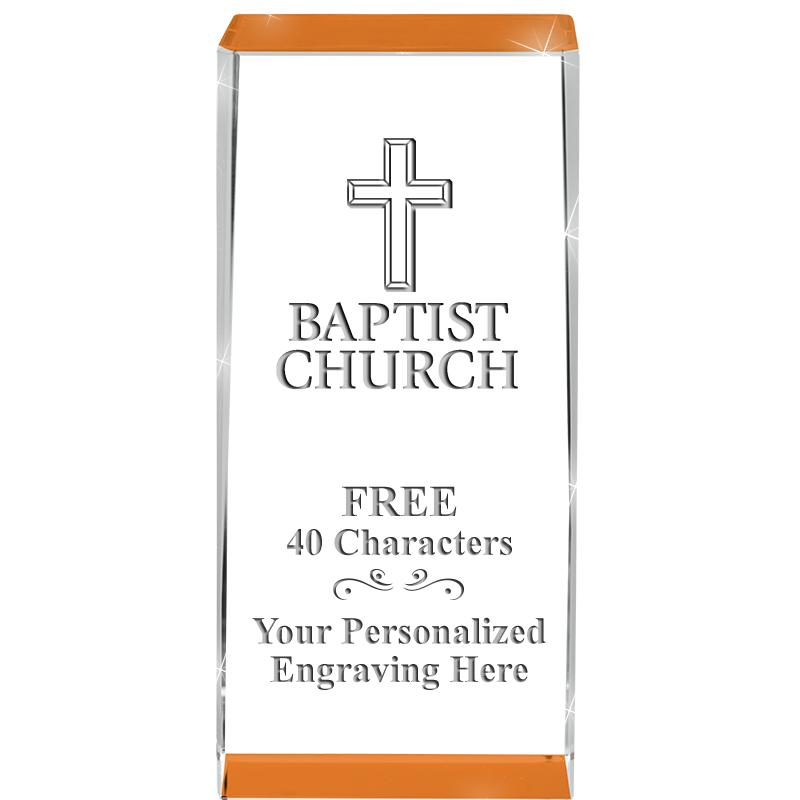 4.5" SPOTLIGHT ORANGE CRYSTAL