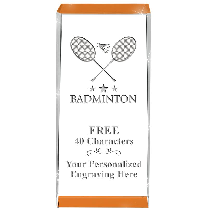 4.5" SPOTLIGHT ORANGE CRYSTAL