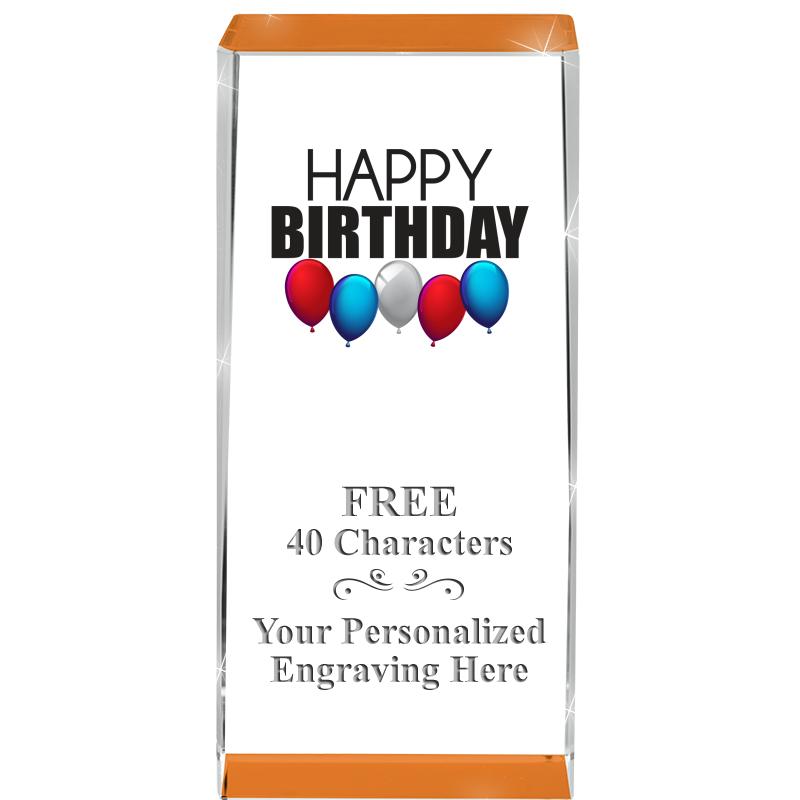 4.5" SPOTLIGHT ORANGE CRYSTAL