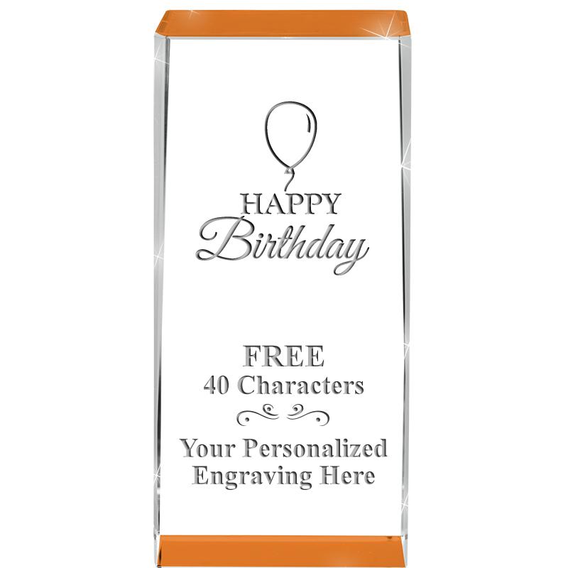 4.5" SPOTLIGHT ORANGE CRYSTAL