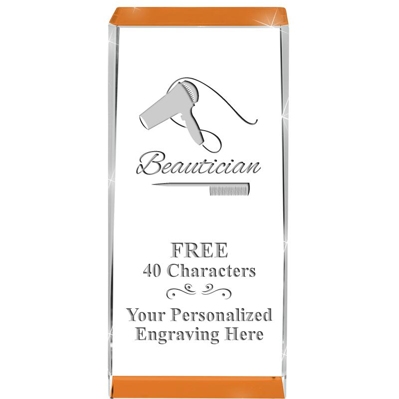 4.5" SPOTLIGHT ORANGE CRYSTAL