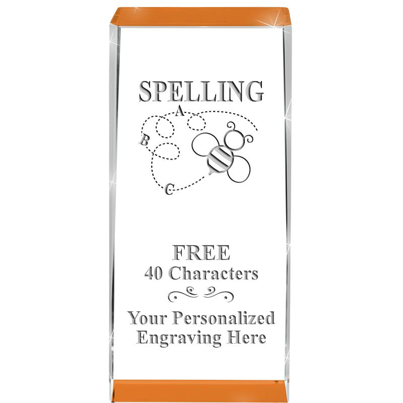 4.5" SPOTLIGHT ORANGE CRYSTAL