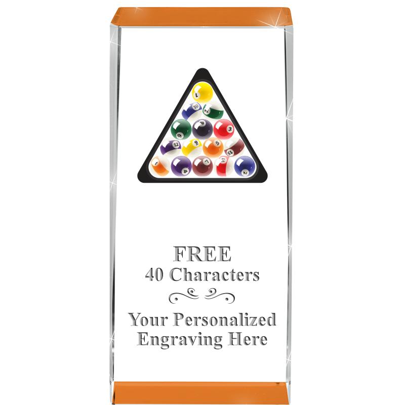 4.5" SPOTLIGHT ORANGE CRYSTAL