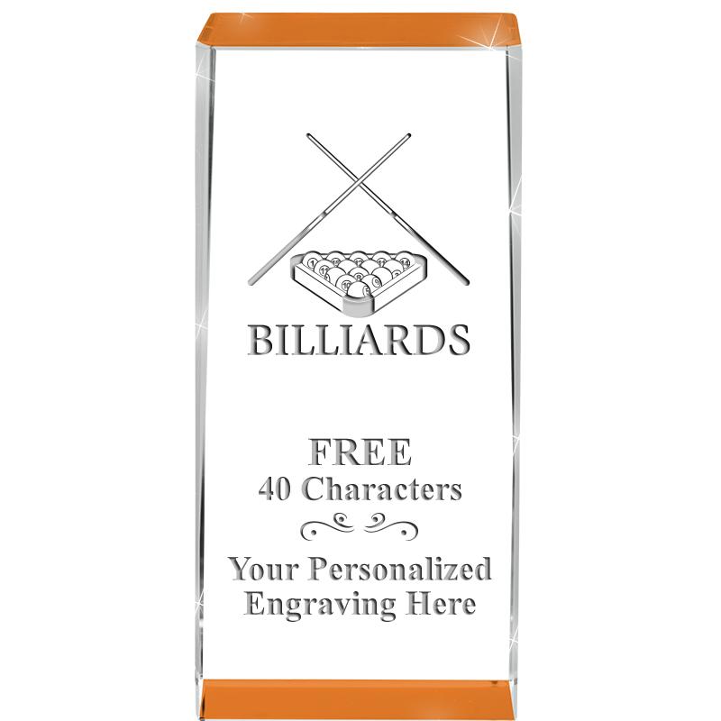 4.5" SPOTLIGHT ORANGE CRYSTAL