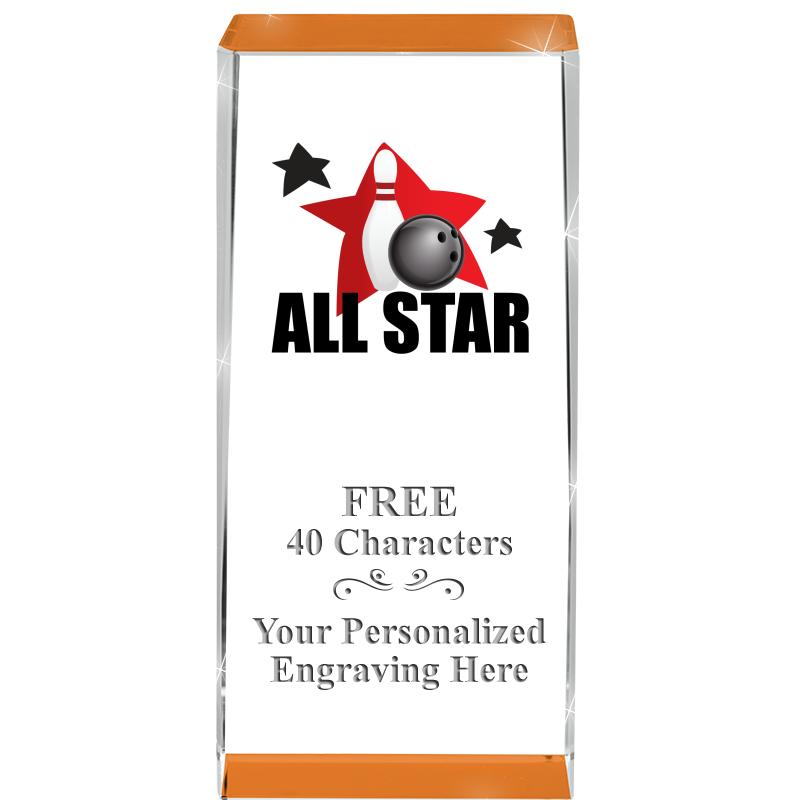 4.5" SPOTLIGHT ORANGE CRYSTAL