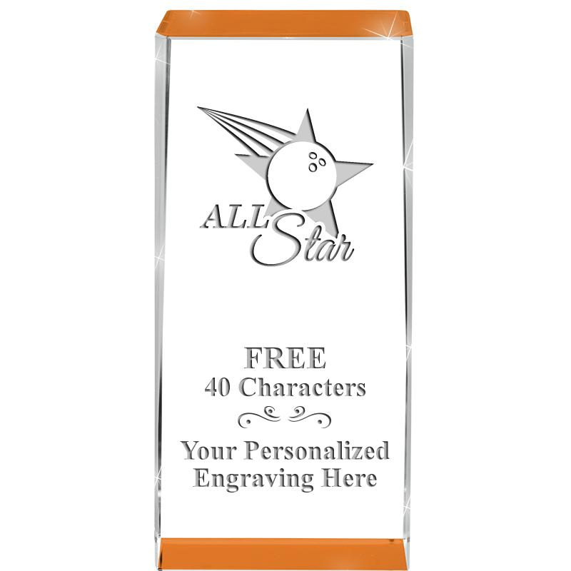 4.5" SPOTLIGHT ORANGE CRYSTAL