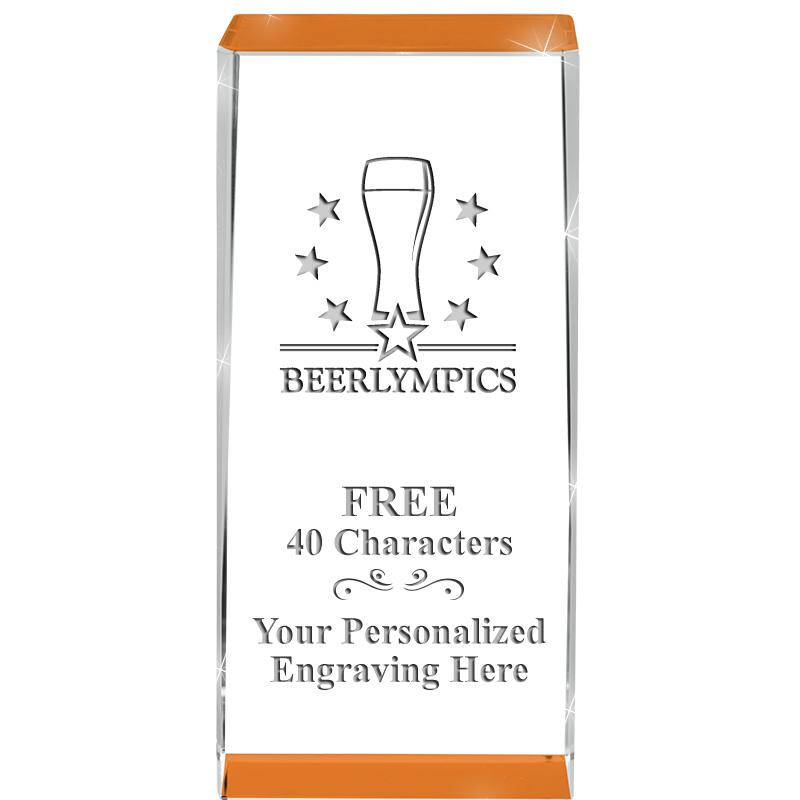 4.5" SPOTLIGHT ORANGE CRYSTAL