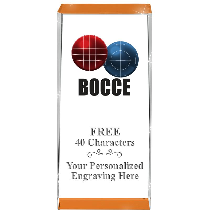 4.5" SPOTLIGHT ORANGE CRYSTAL