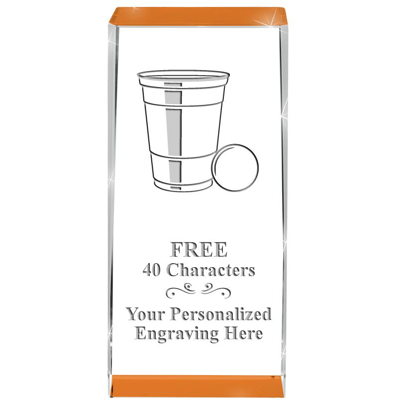 4.5" SPOTLIGHT ORANGE CRYSTAL