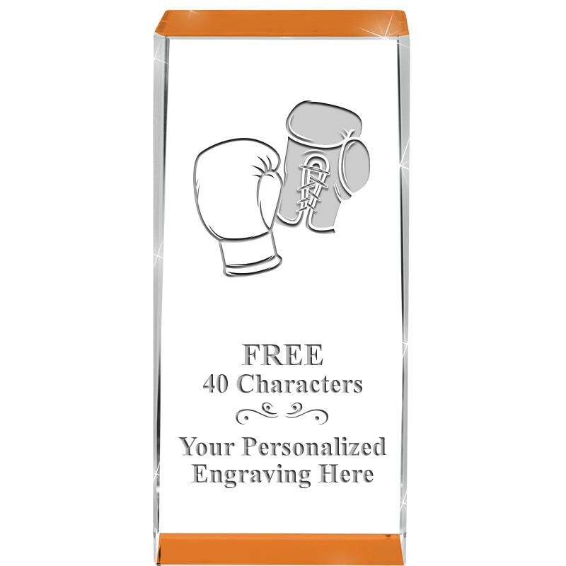 4.5" SPOTLIGHT ORANGE CRYSTAL