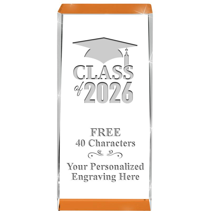 4.5" SPOTLIGHT ORANGE CRYSTAL