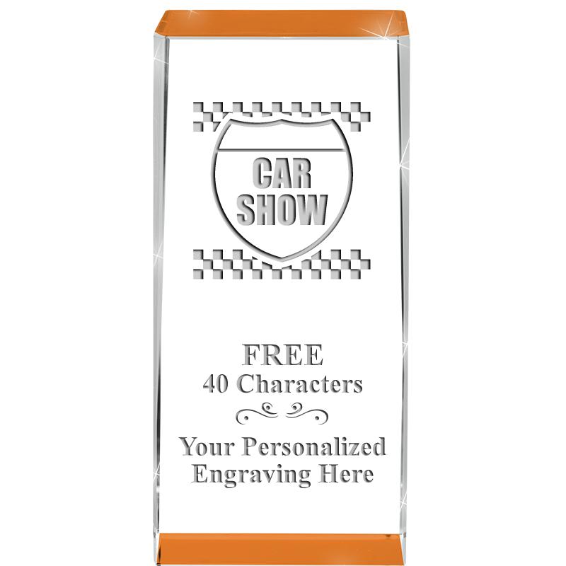 4.5" SPOTLIGHT ORANGE CRYSTAL