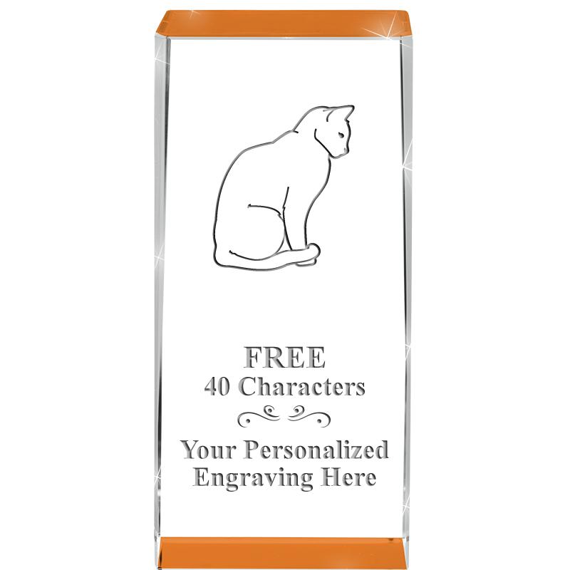 4.5" SPOTLIGHT ORANGE CRYSTAL