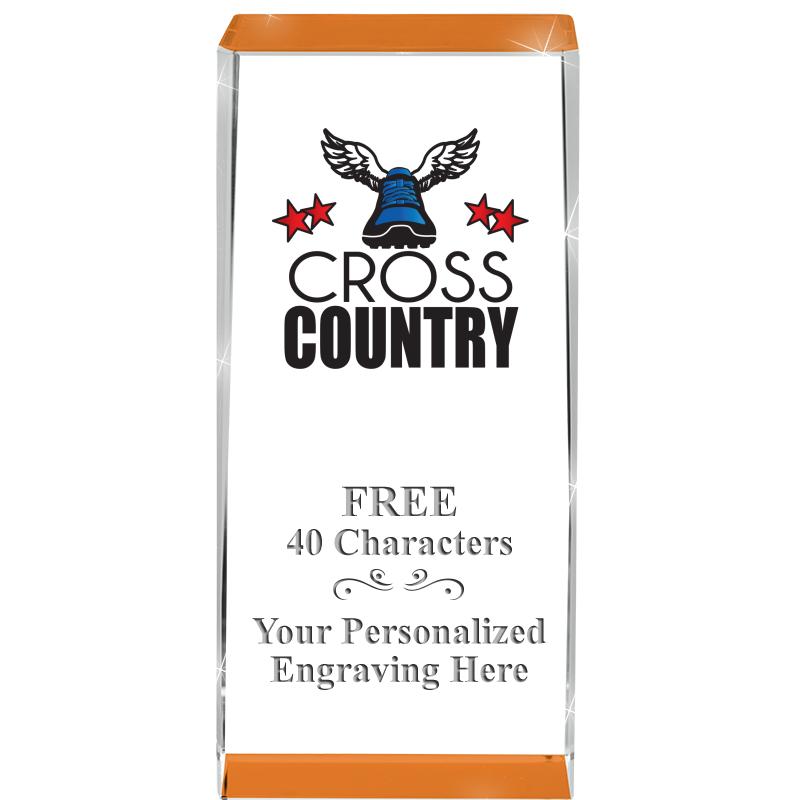 4.5" SPOTLIGHT ORANGE CRYSTAL