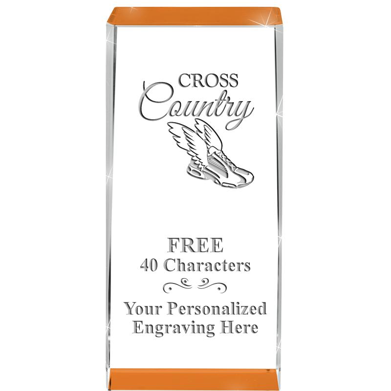 4.5" SPOTLIGHT ORANGE CRYSTAL