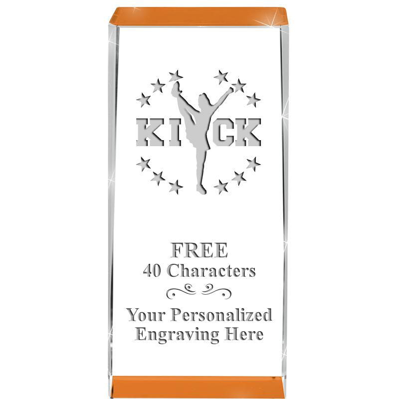 4.5" SPOTLIGHT ORANGE CRYSTAL