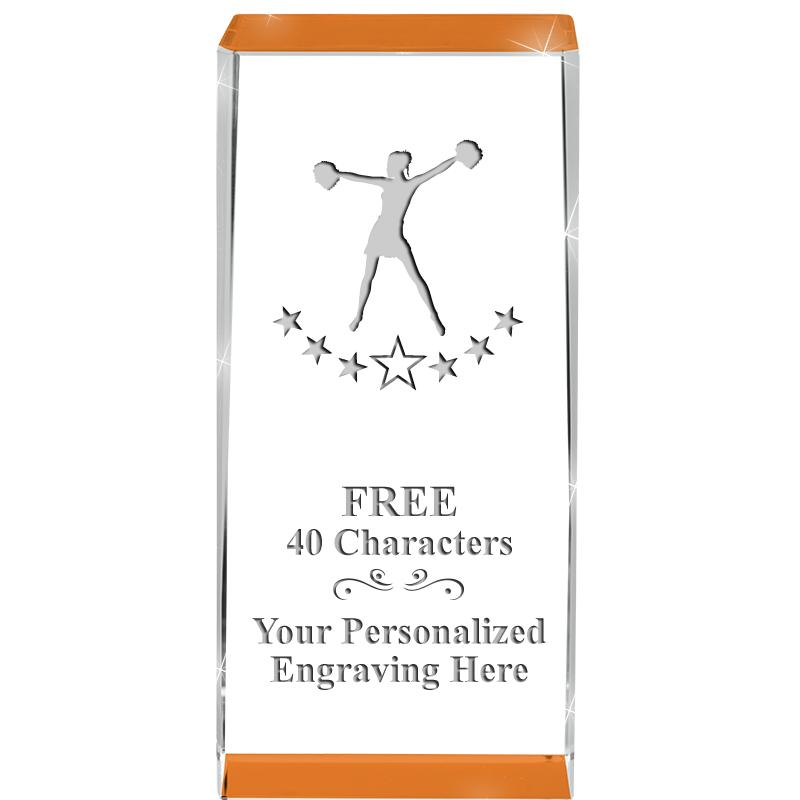 4.5" SPOTLIGHT ORANGE CRYSTAL