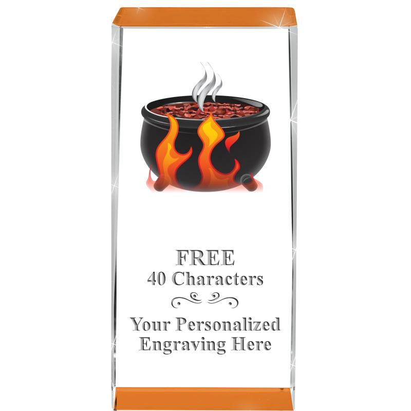 4.5" SPOTLIGHT ORANGE CRYSTAL