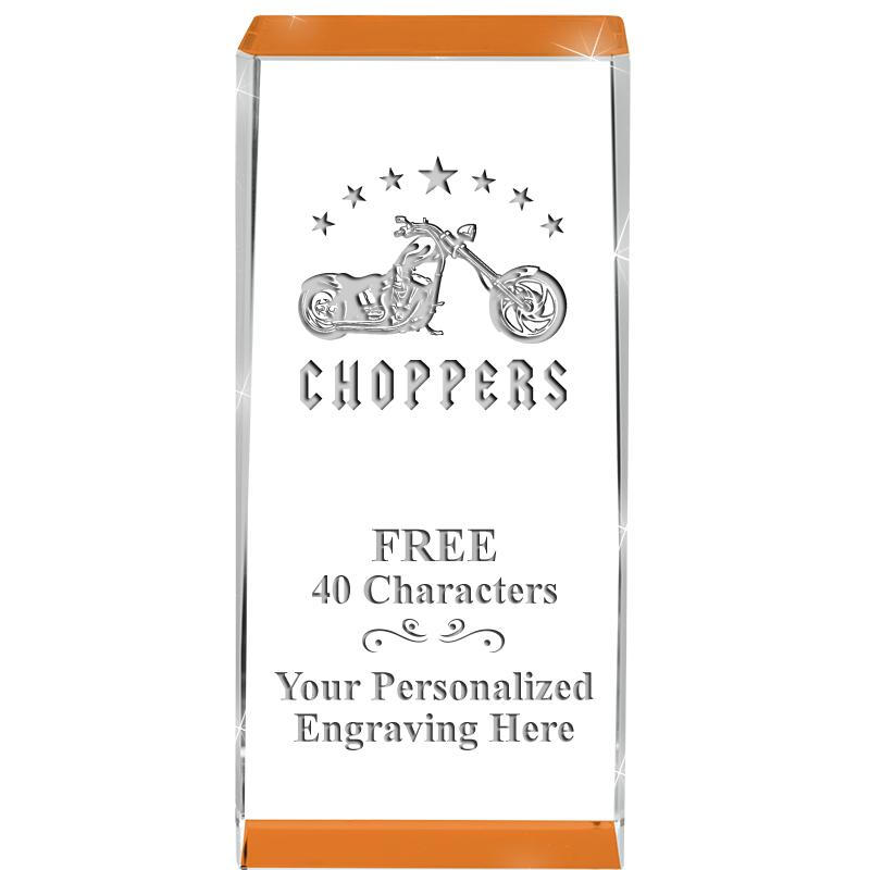 4.5" SPOTLIGHT ORANGE CRYSTAL