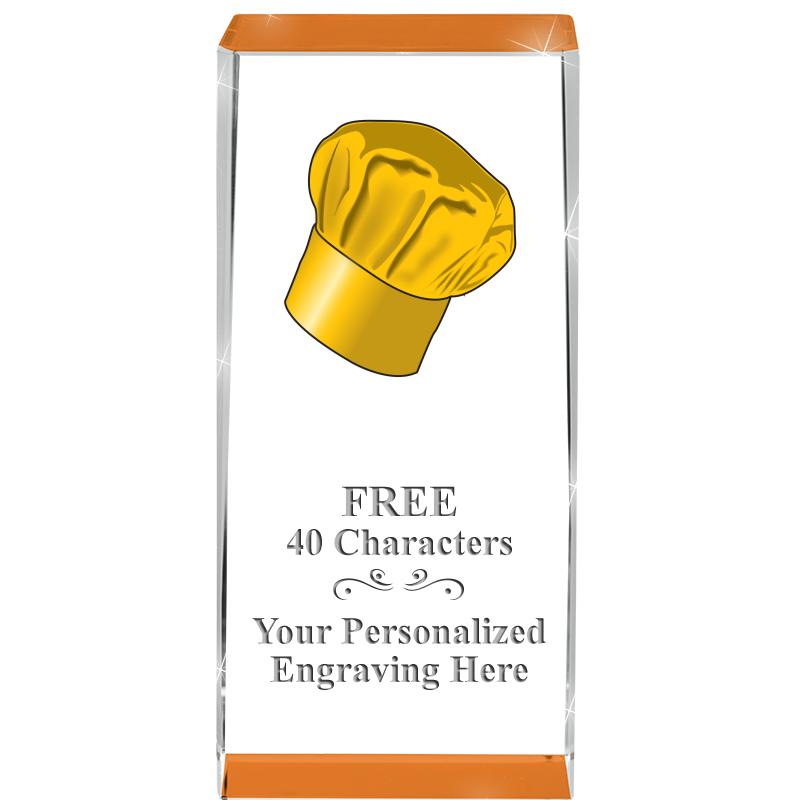 4.5" SPOTLIGHT ORANGE CRYSTAL