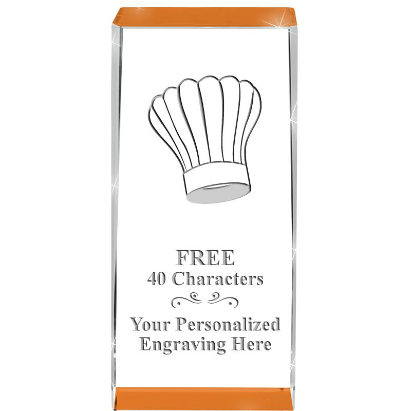 4.5" SPOTLIGHT ORANGE CRYSTAL