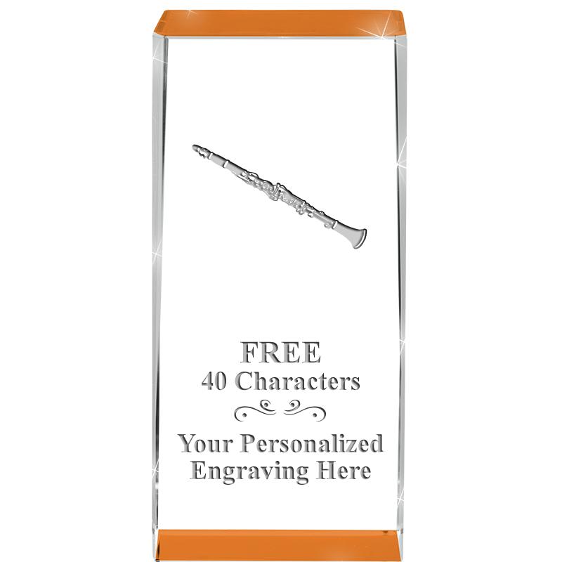 4.5" SPOTLIGHT ORANGE CRYSTAL