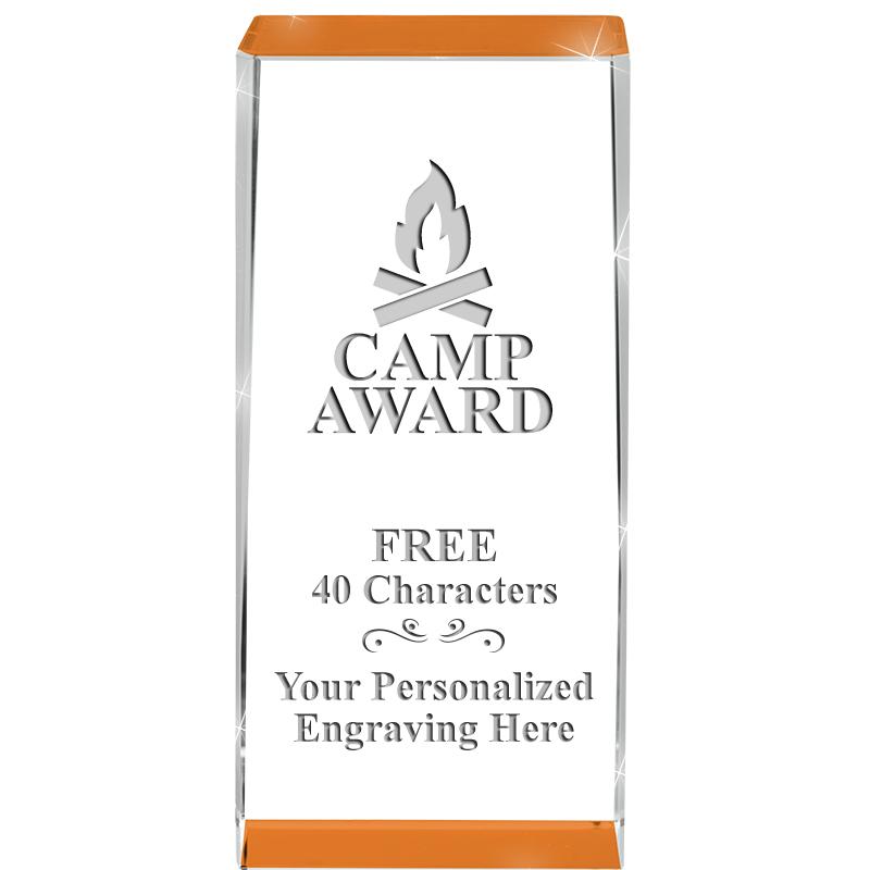 4.5" SPOTLIGHT ORANGE CRYSTAL