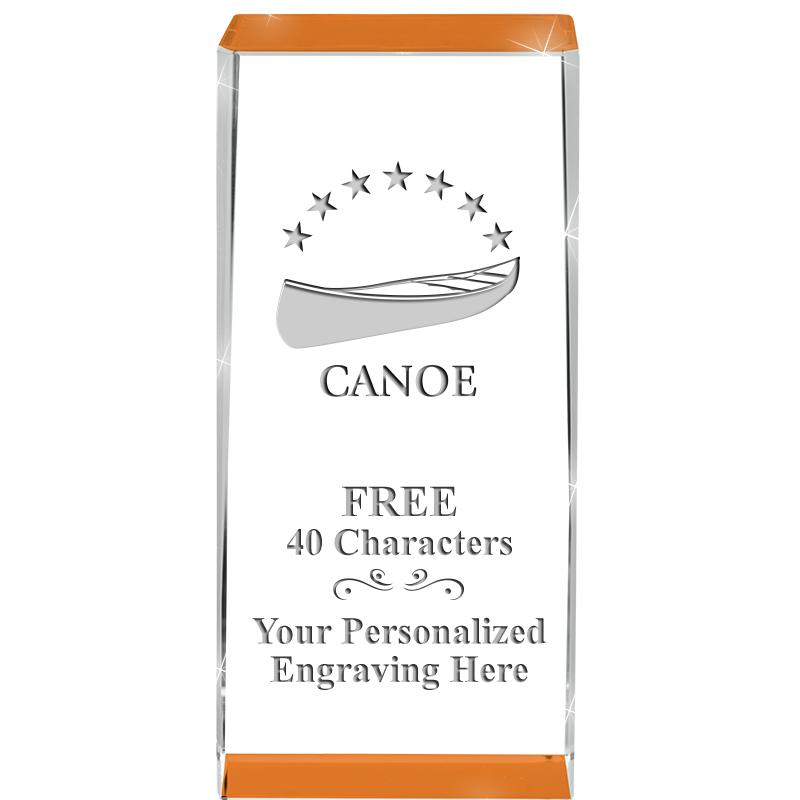 4.5" SPOTLIGHT ORANGE CRYSTAL