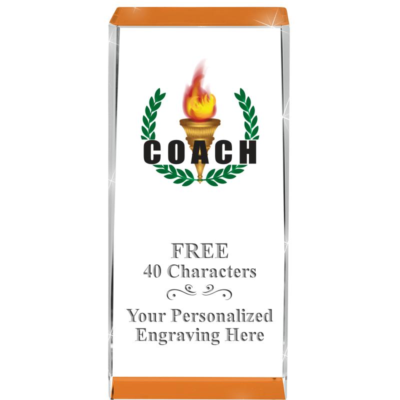 4.5" SPOTLIGHT ORANGE CRYSTAL