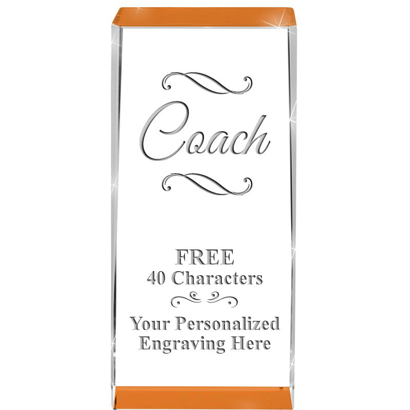 4.5" SPOTLIGHT ORANGE CRYSTAL