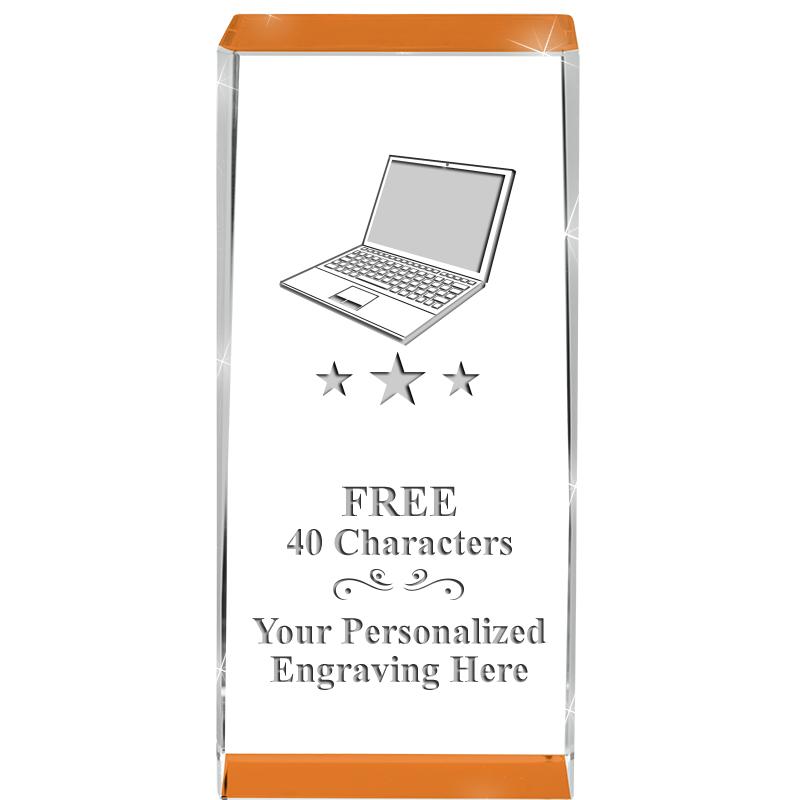 4.5" SPOTLIGHT ORANGE CRYSTAL