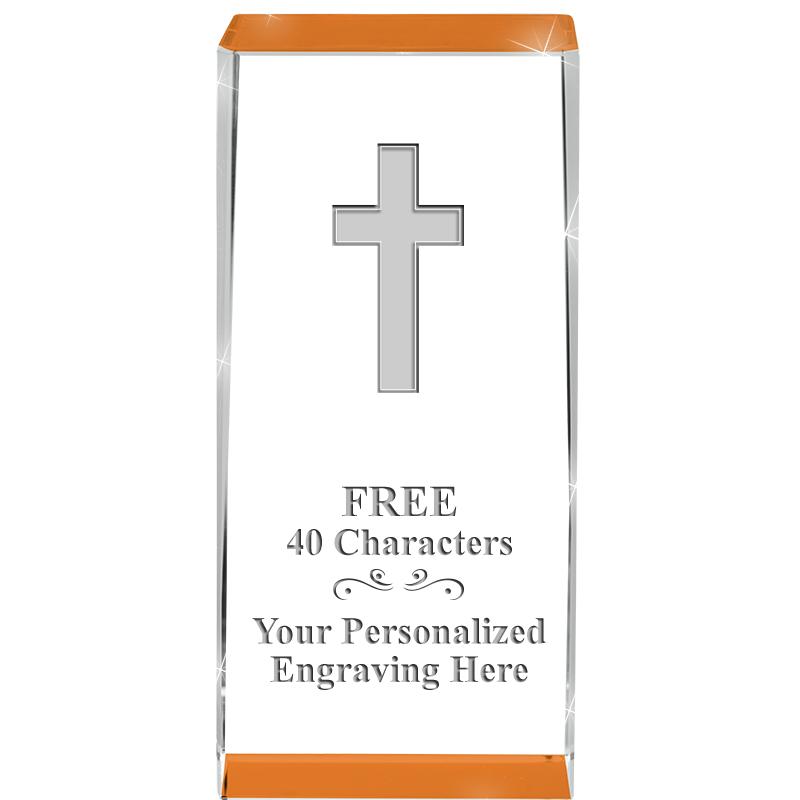 4.5" SPOTLIGHT ORANGE CRYSTAL