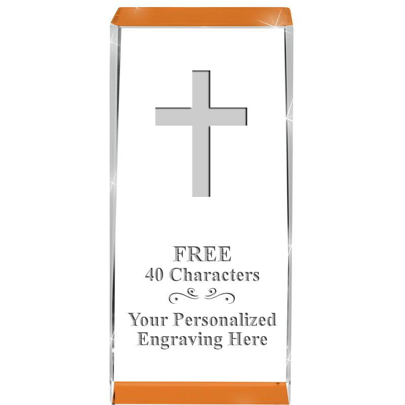 4.5" SPOTLIGHT ORANGE CRYSTAL