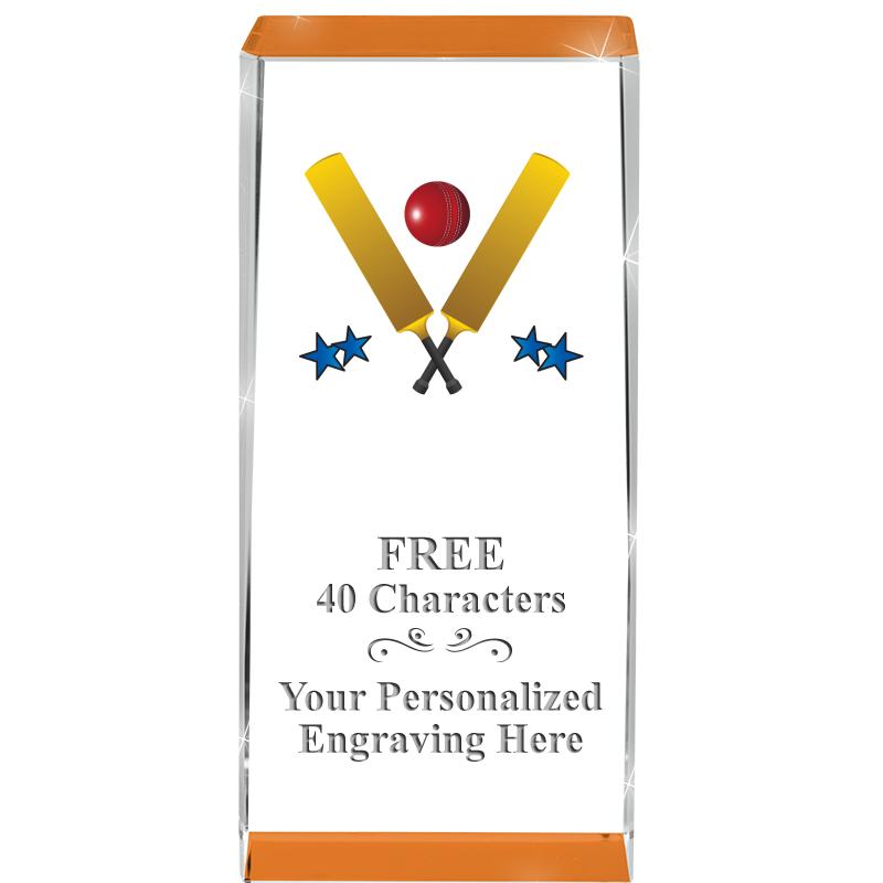 4.5" SPOTLIGHT ORANGE CRYSTAL