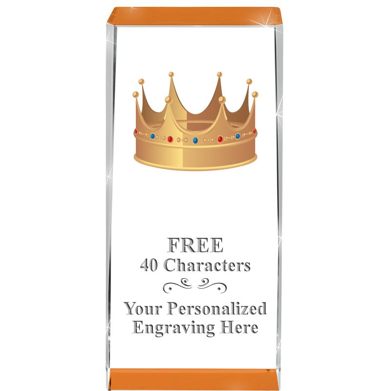 4.5" SPOTLIGHT ORANGE CRYSTAL