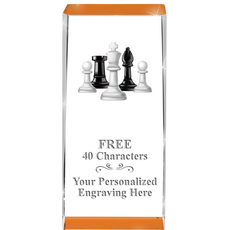 4.5" SPOTLIGHT ORANGE CRYSTAL