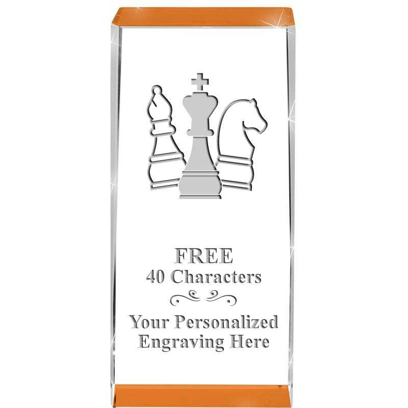 4.5" SPOTLIGHT ORANGE CRYSTAL