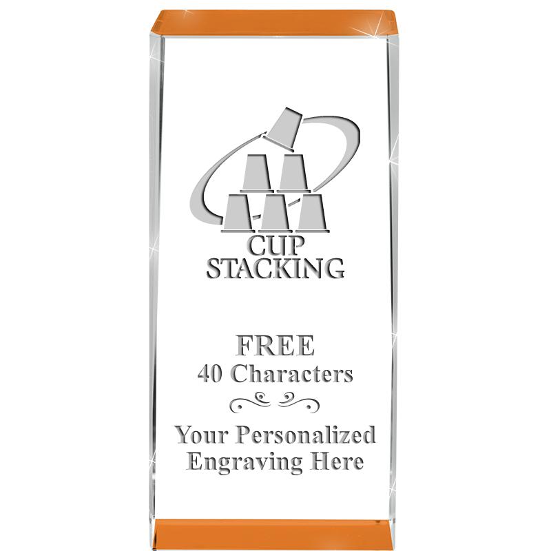 4.5" SPOTLIGHT ORANGE CRYSTAL