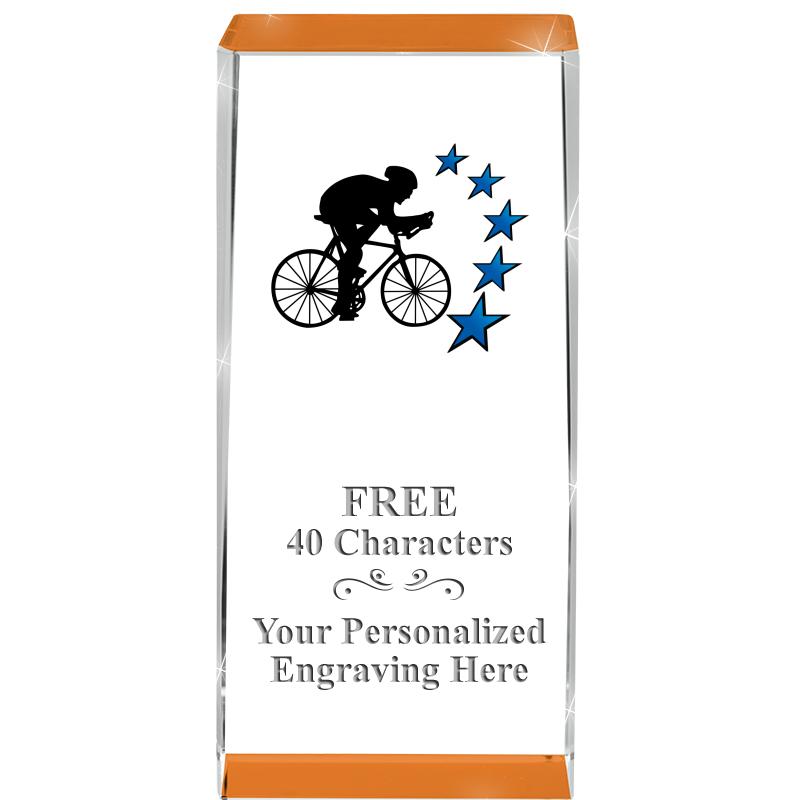 4.5" SPOTLIGHT ORANGE CRYSTAL