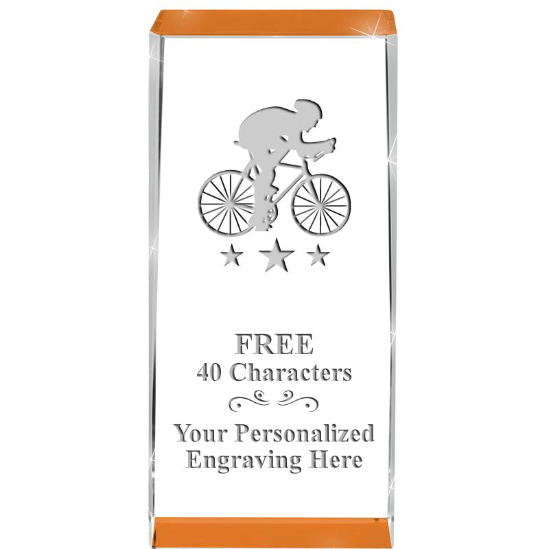 4.5" SPOTLIGHT ORANGE CRYSTAL