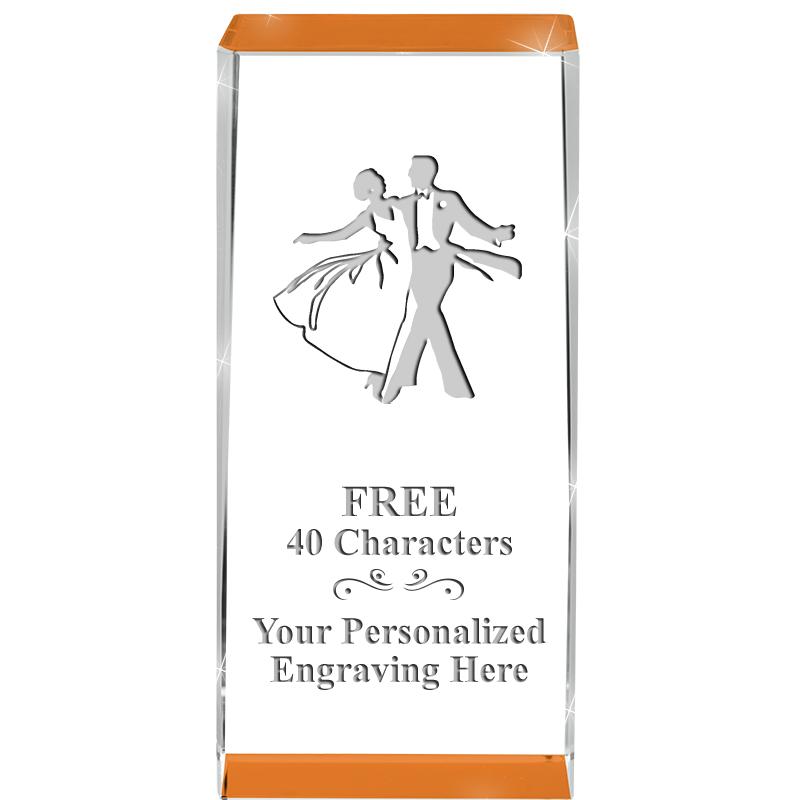 4.5" SPOTLIGHT ORANGE CRYSTAL