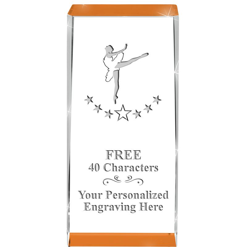 4.5" SPOTLIGHT ORANGE CRYSTAL