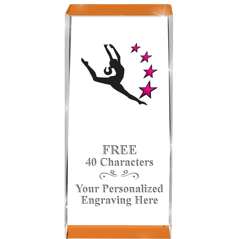 4.5" SPOTLIGHT ORANGE CRYSTAL