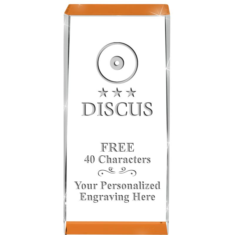 4.5" SPOTLIGHT ORANGE CRYSTAL