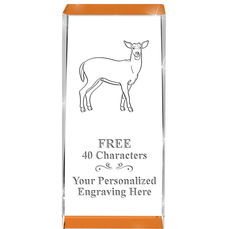 4.5" SPOTLIGHT ORANGE CRYSTAL