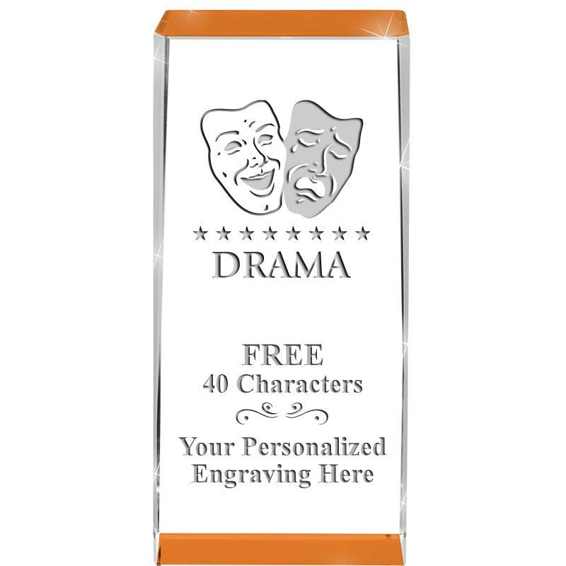 4.5" SPOTLIGHT ORANGE CRYSTAL