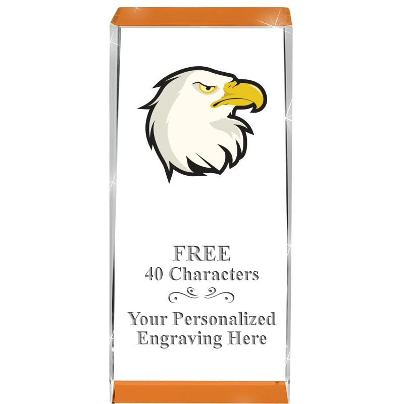 4.5" SPOTLIGHT ORANGE CRYSTAL