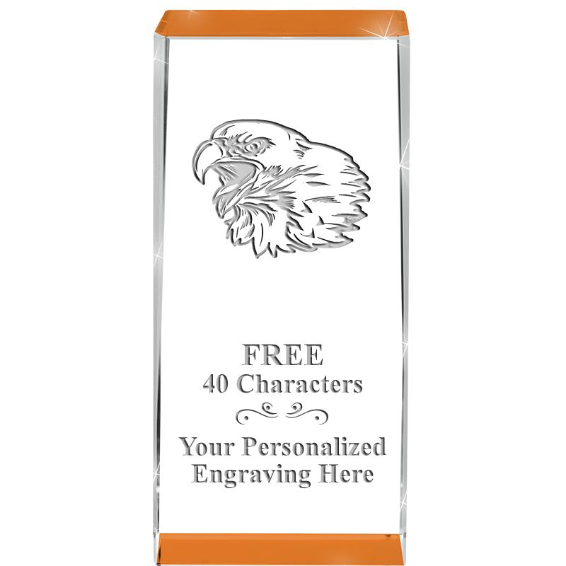 4.5" SPOTLIGHT ORANGE CRYSTAL