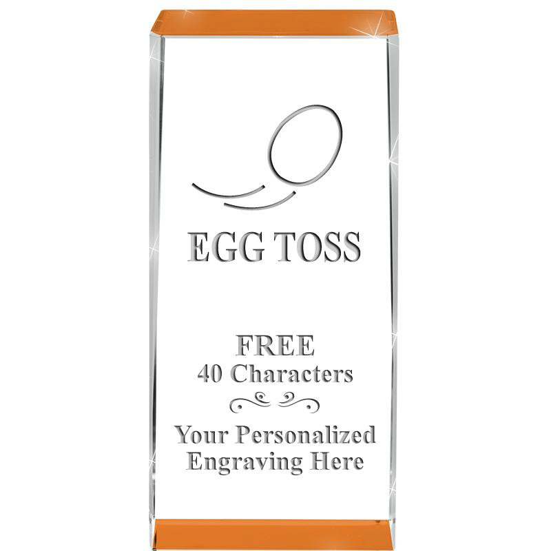 4.5" SPOTLIGHT ORANGE CRYSTAL