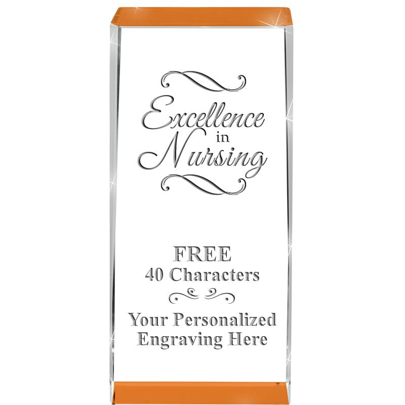 4.5" SPOTLIGHT ORANGE CRYSTAL